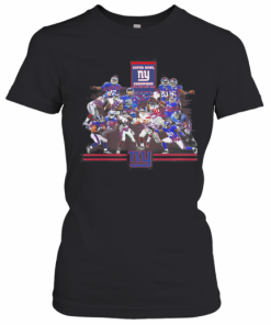 Super Bowl New York Giants Champions Players Signatures T-Shirt Classic Women's T-shirt