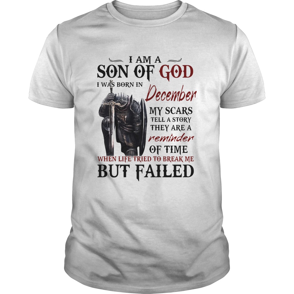 Templar knight i am son of god i was born in december my scars tell a story they are a reminder of