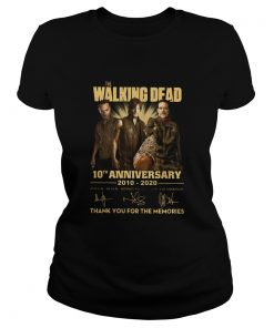 The Walking Dead 10th Anniversary 2010 2020 Full Cast Signatures  Classic Ladies