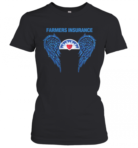 The Wings Farmers Insurance Logo Diamond T-Shirt Classic Women's T-shirt