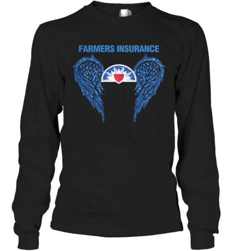 The Wings Farmers Insurance Logo Diamond T-Shirt Long Sleeved T-shirt