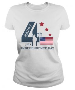 The World Happy 4th Of July Independence Day American Flag  Classic Ladies