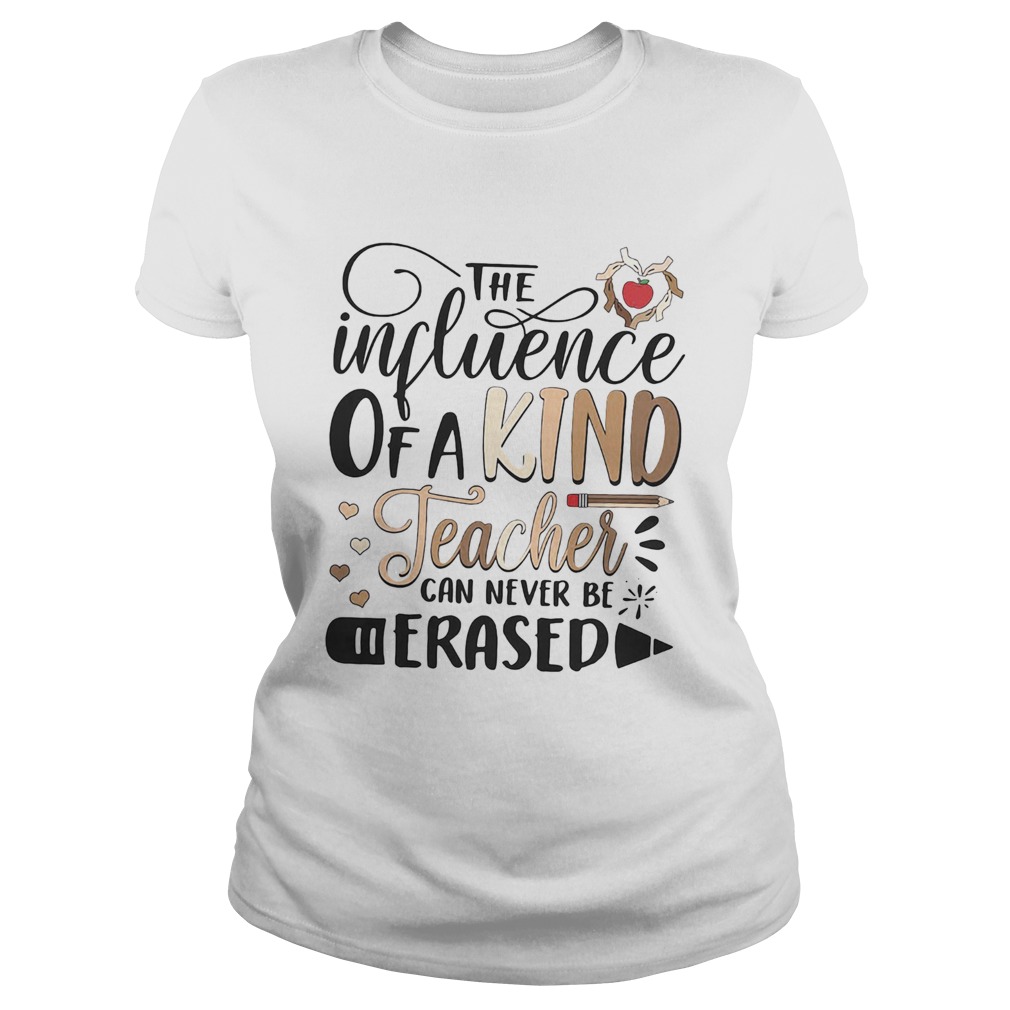 The influence of a kind teacher can never be erased hearts black lives matter Classic Ladies
