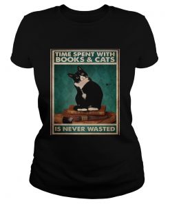 Time Spent With Books And Cats Is Never Wasted  Classic Ladies