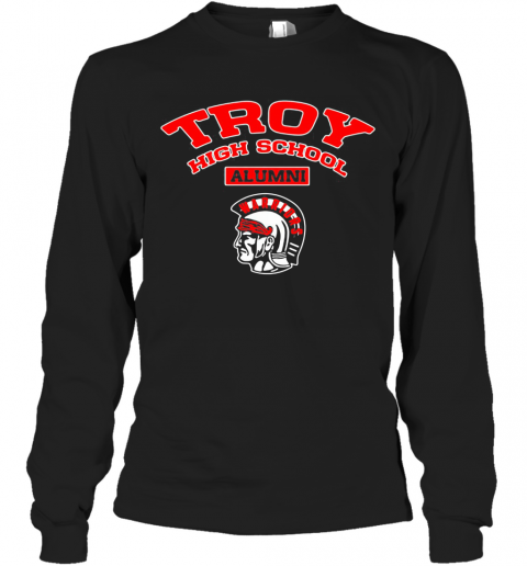 Troy High School Alumni Viking T-Shirt Long Sleeved T-shirt 