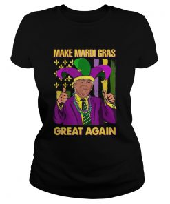 Trump Mardi Gras American Flag Make Mardi Gras Great Again  Classic Ladies