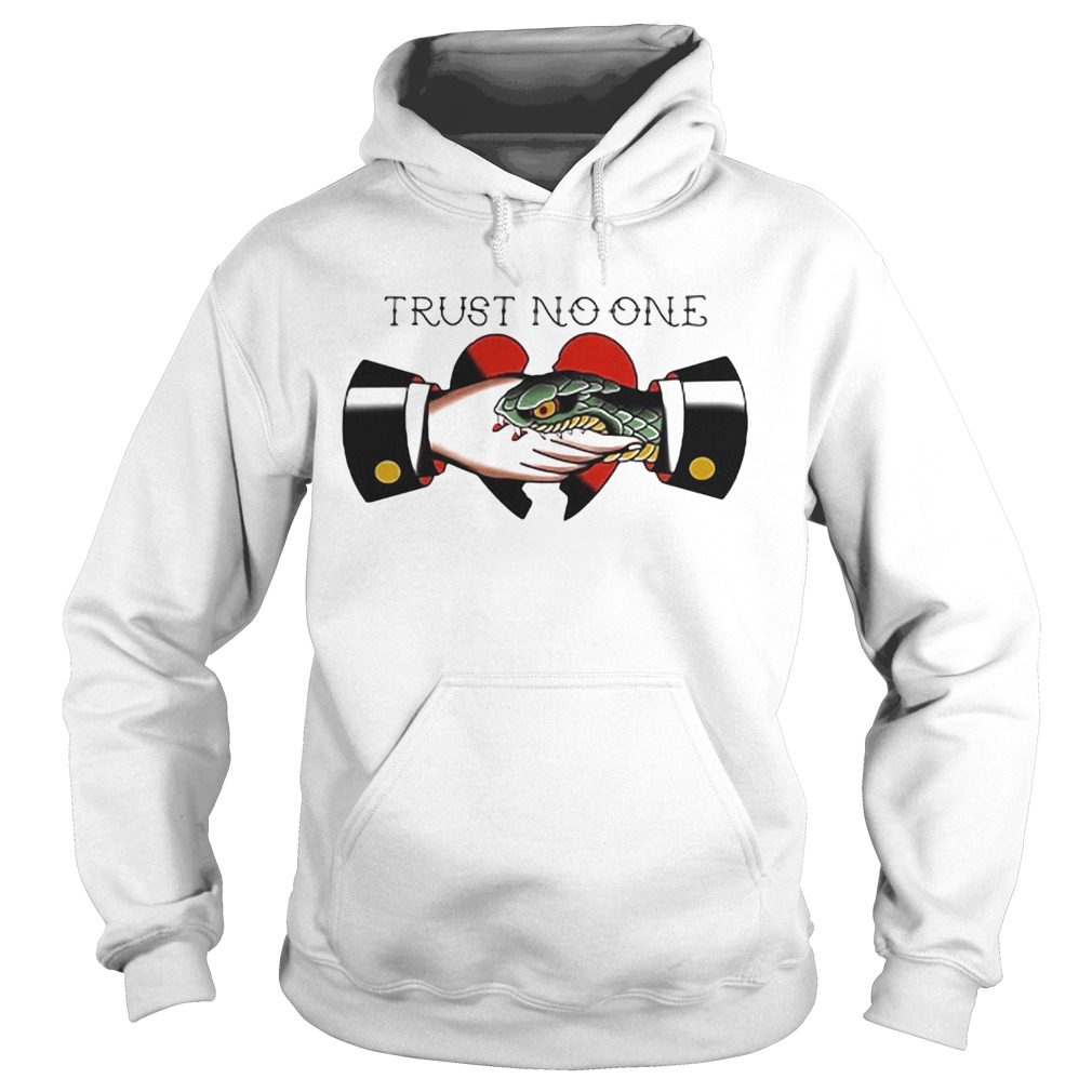 Trust no one heart Hoodie