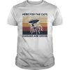 UFO Cats Here for the cats humans are gross vintage  Unisex