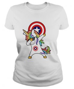 Unicorn captain america logo  Classic Ladies