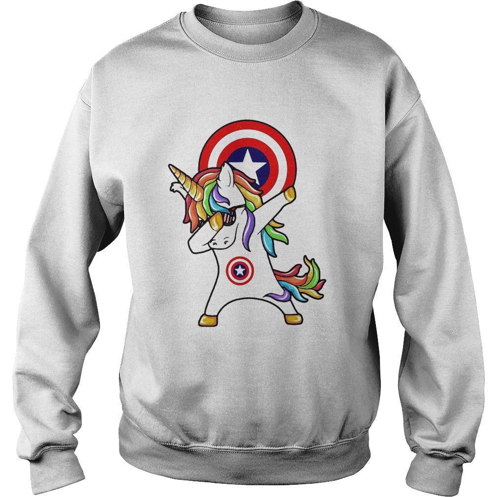 Unicorn captain america logo  Sweatshirt