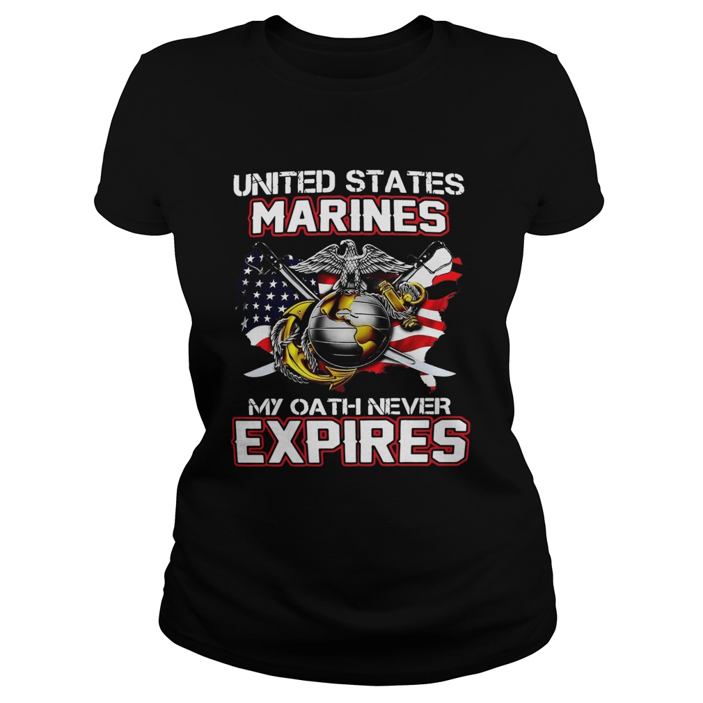 United States Marines My Oath Never Expires Classic Ladies