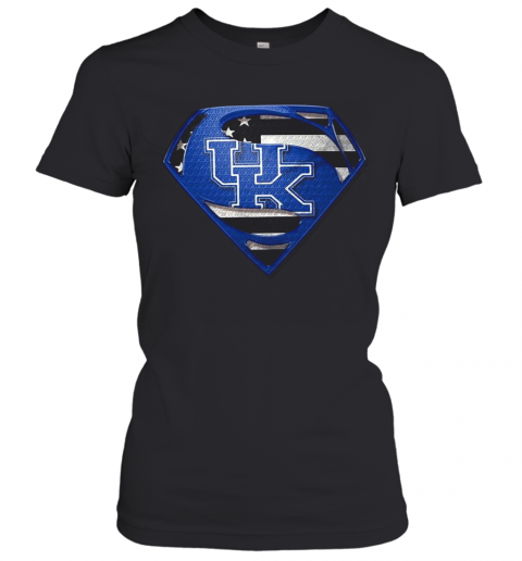 University Of Kentucky Superman T-Shirt Classic Women's T-shirt