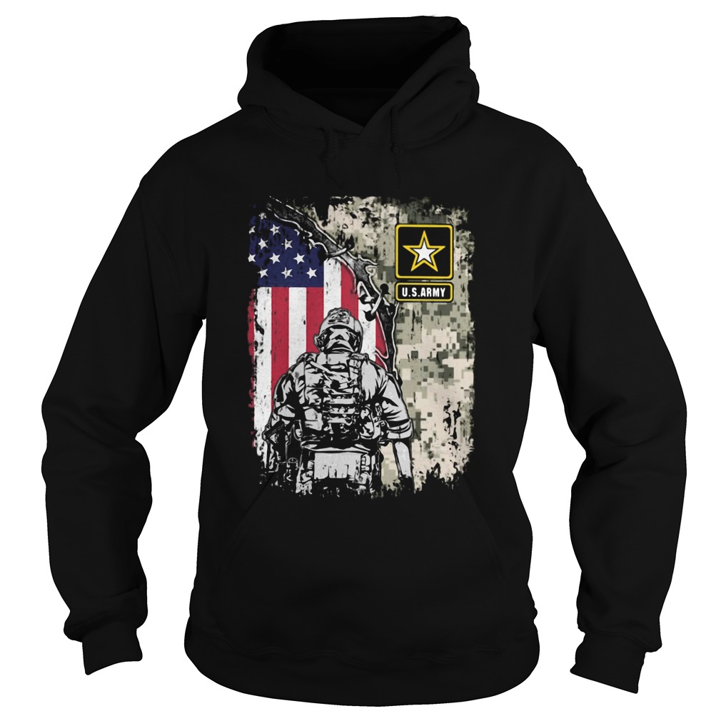 Usarmy veteran american flag independence day Hoodie