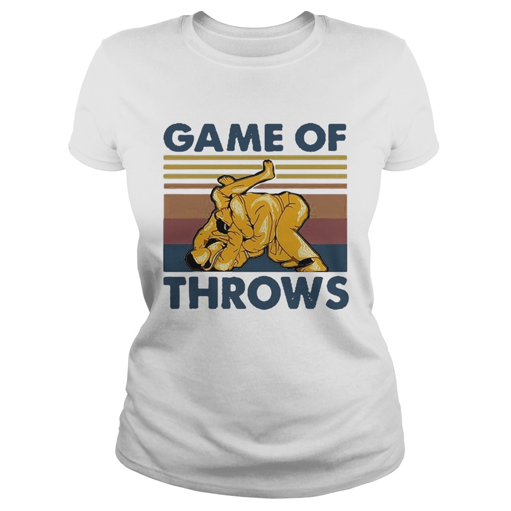 Vintage Jiu Jitsu Game Of Throws Classic Ladies