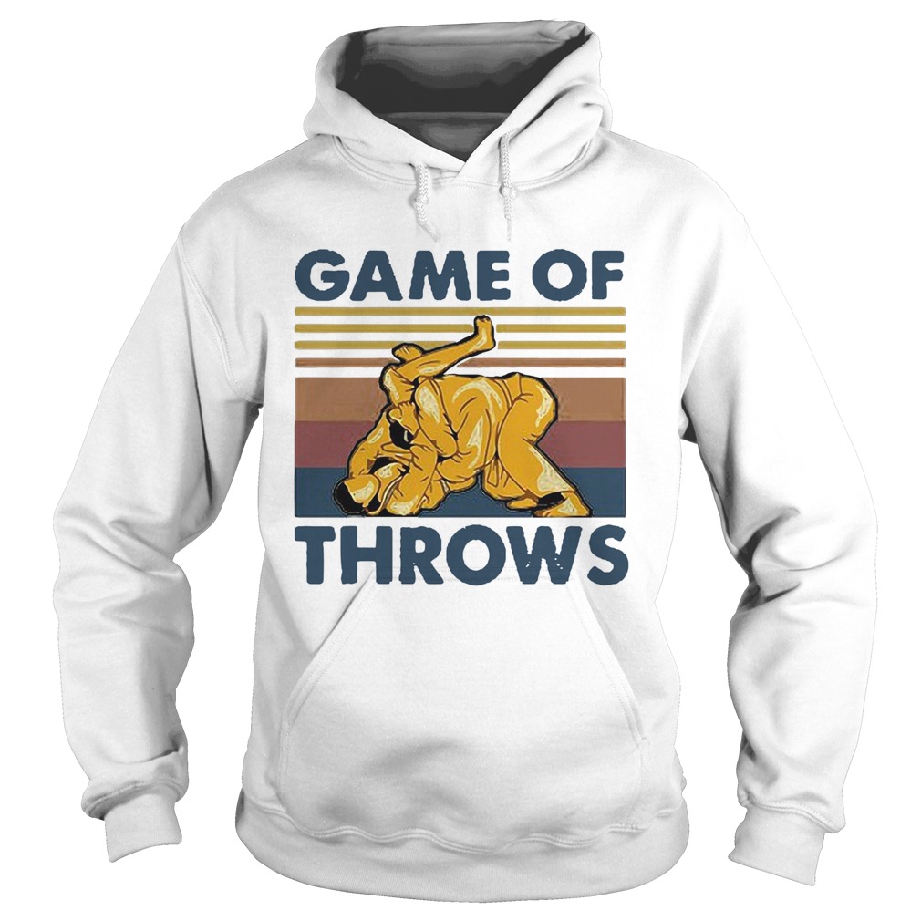 Vintage Jiu Jitsu Game Of Throws Hoodie