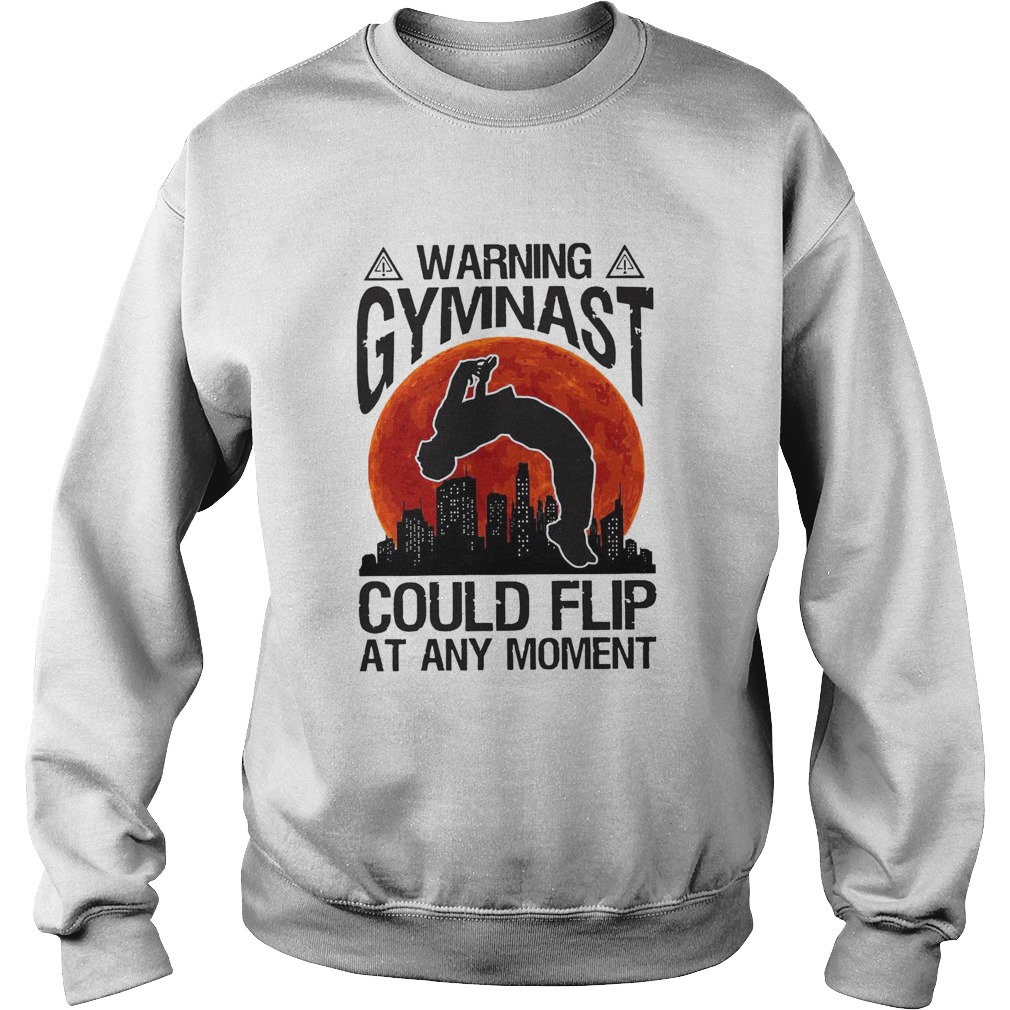 Warning Gymnast Could Flip At Any Moment Sweatshirt