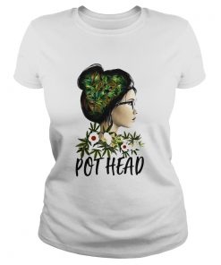 Weed Girl Pot Head  Classic Ladies