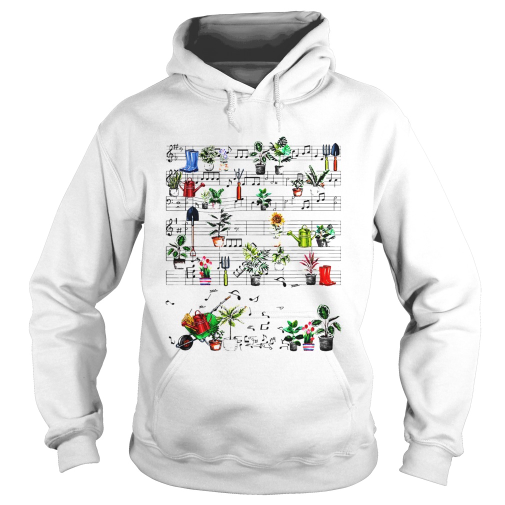 Wheelbarrow Garden Music  Hoodie