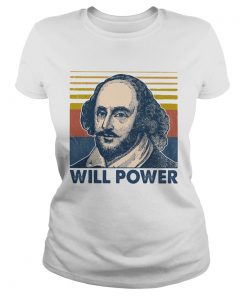 William shakespeare will power vintage retro  Classic Ladies