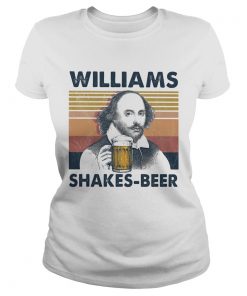 William shakespeare williams shakes beer vintage retro  Classic Ladies