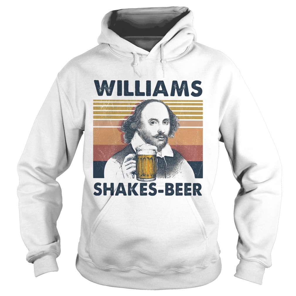 William shakespeare williams shakes beer vintage retro Hoodie