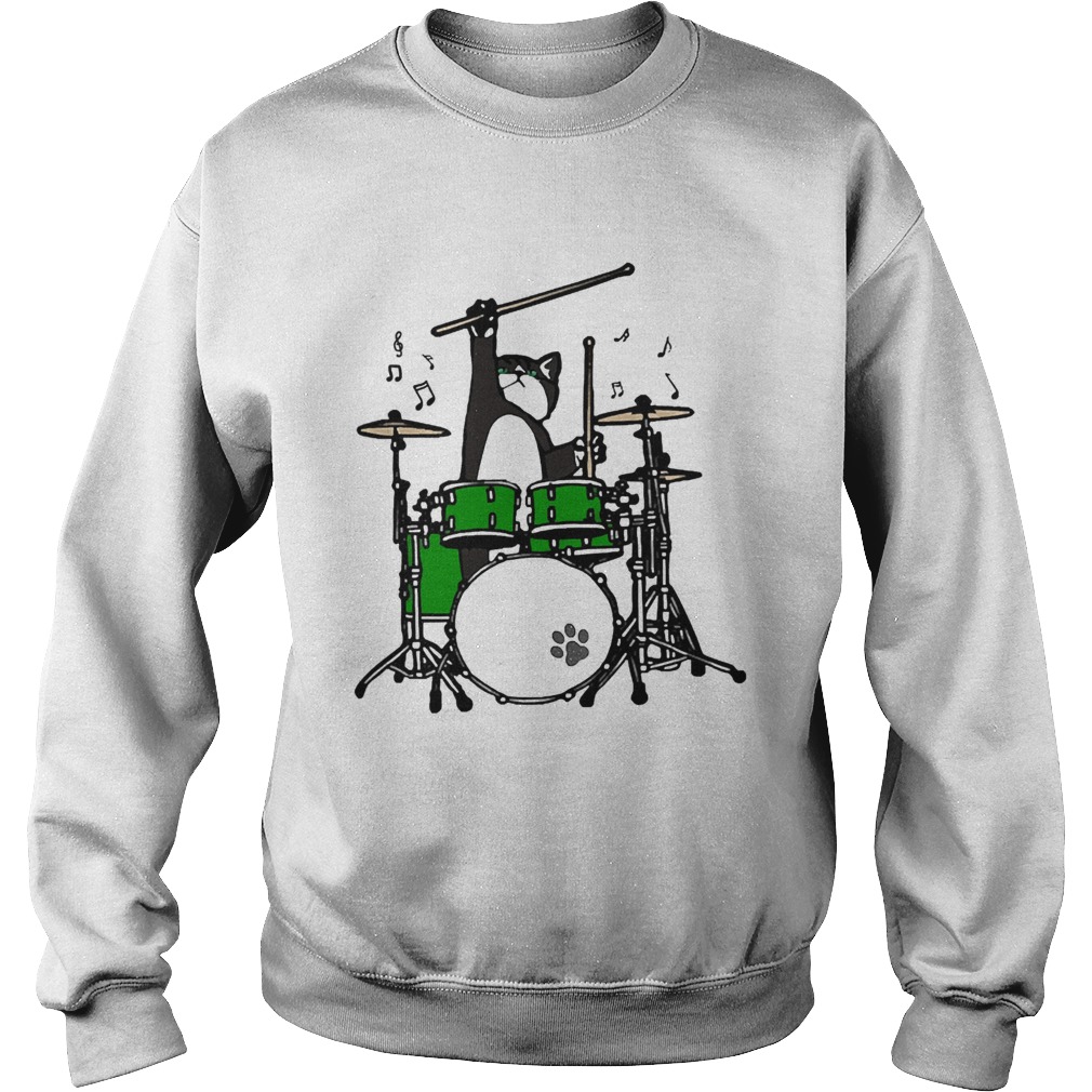 at Playing Drums Sweatshirt