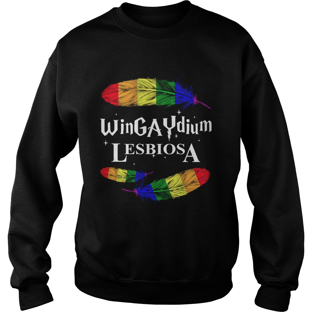 lgbt wingaydium lesbiosa Sweatshirt