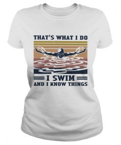 thats what I do I swim and I know things vintage retro  Classic Ladies
