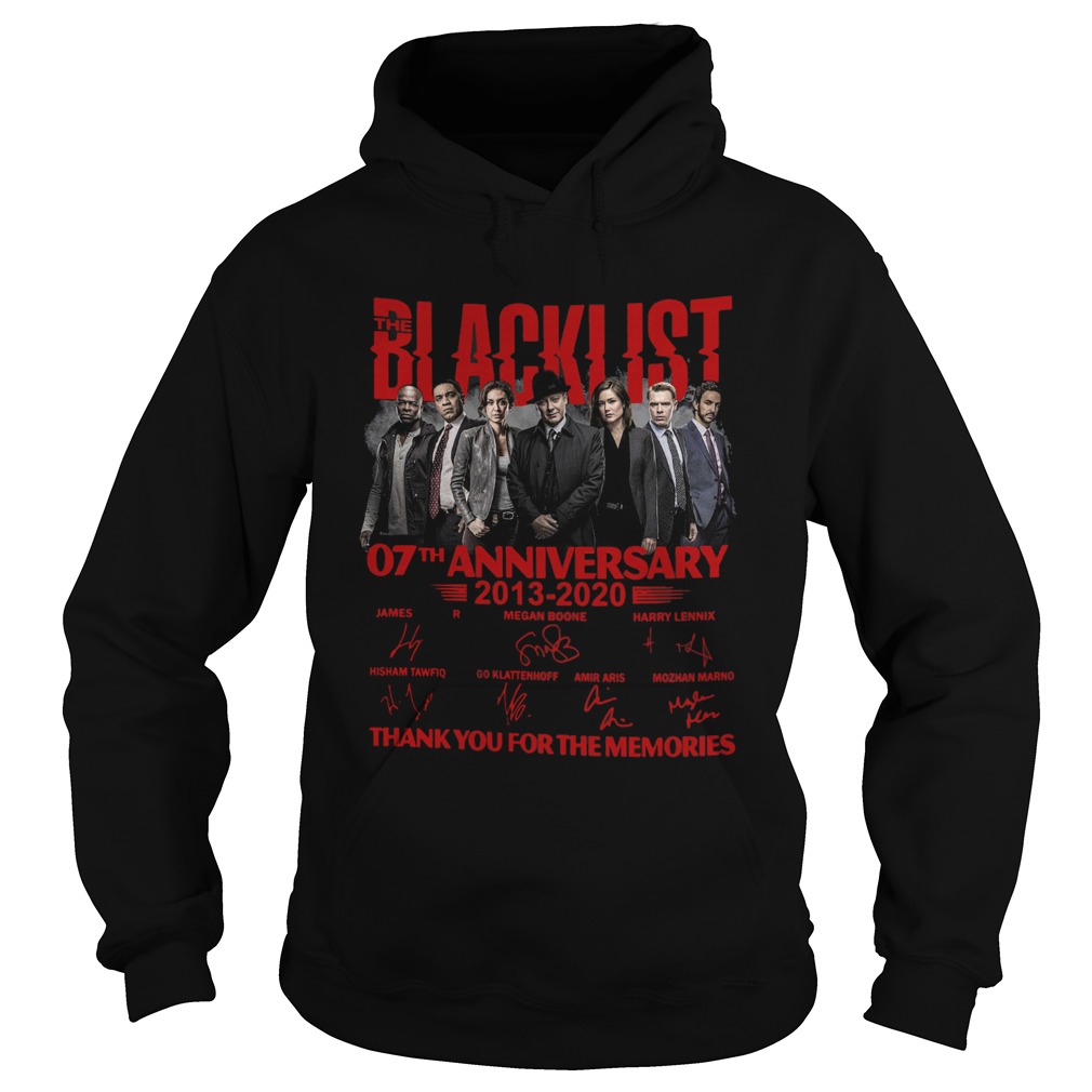 07 Year Of Blacklist Thank You For The Memories Hoodie