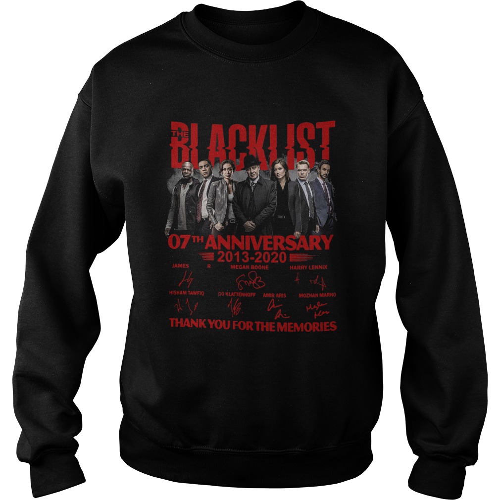 07 Year Of Blacklist Thank You For The Memories Sweatshirt
