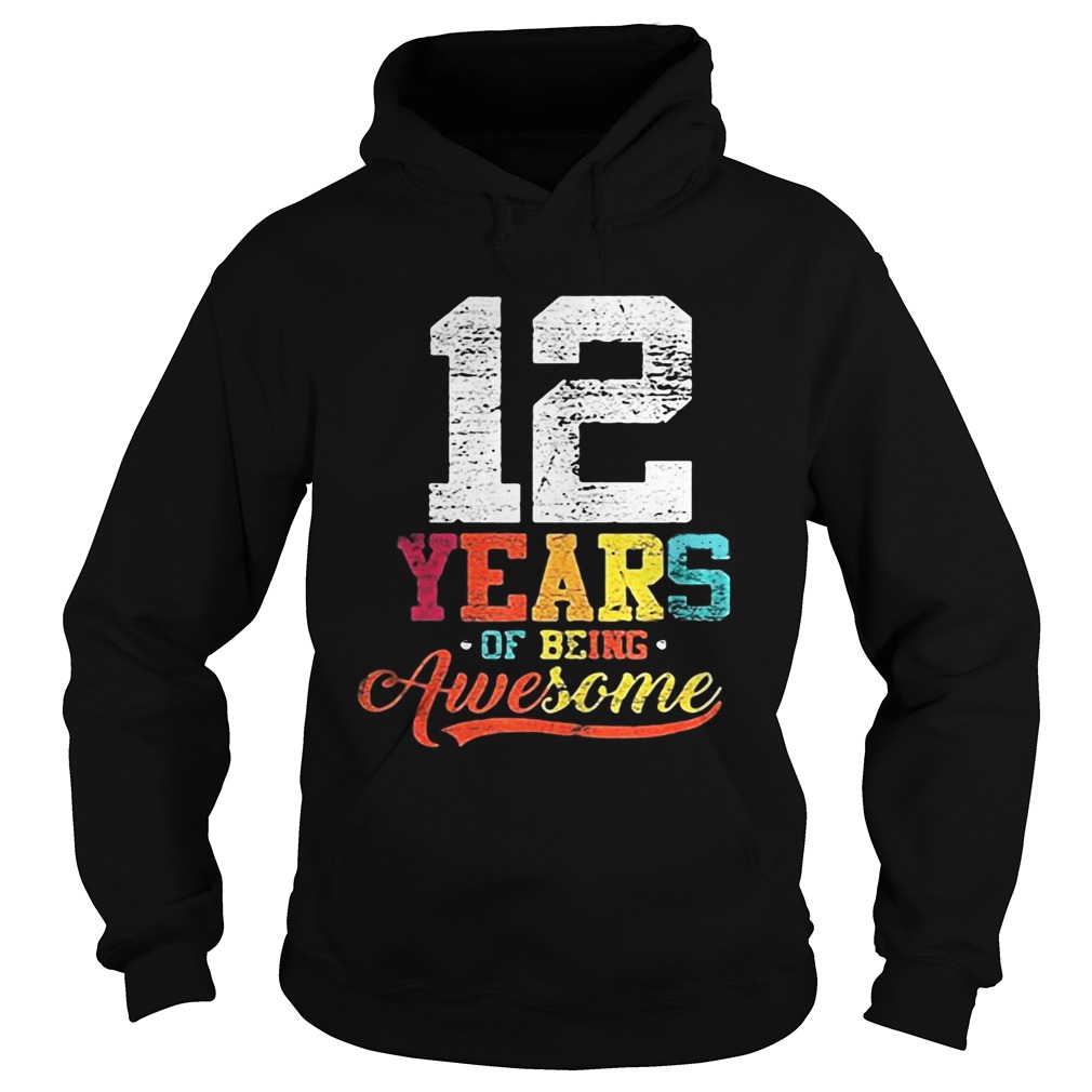 12 years of being awesome vintage Hoodie
