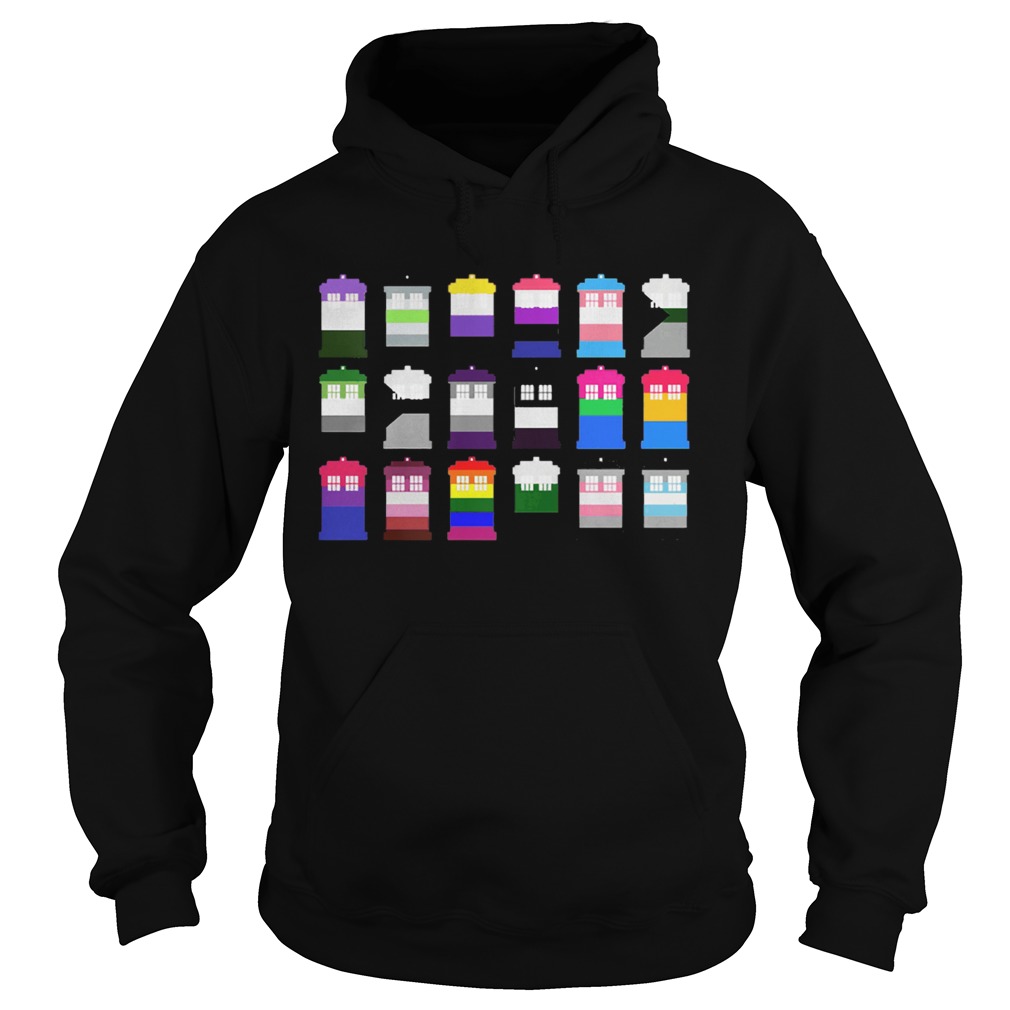 18 Buildings Cold And Hot Colors Hoodie