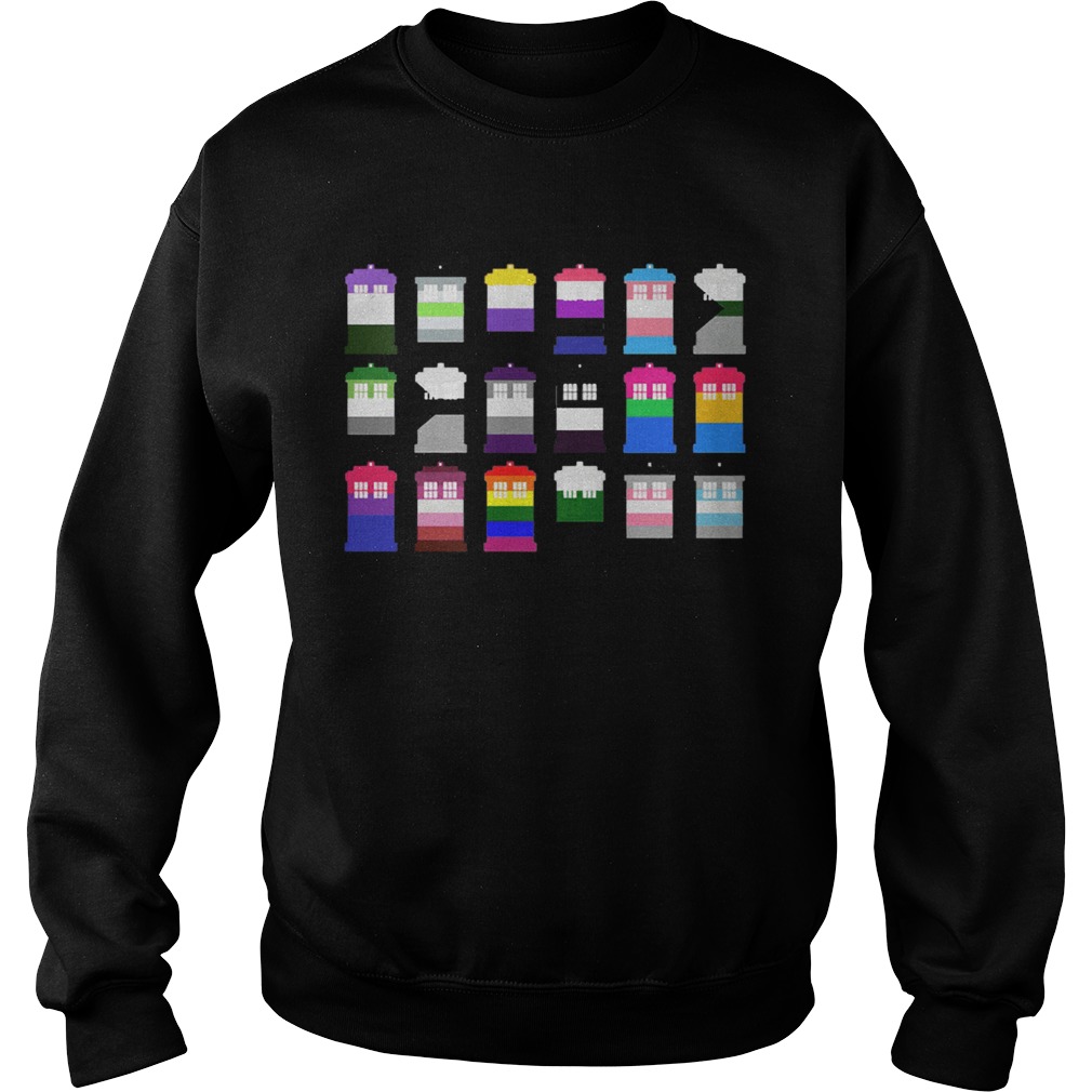 18 Buildings Cold And Hot Colors Sweatshirt