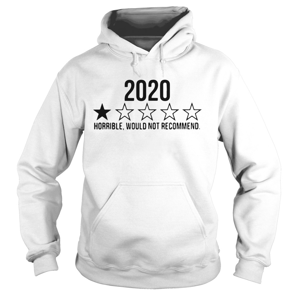2020 Horrible Would Not Recommend Hoodie