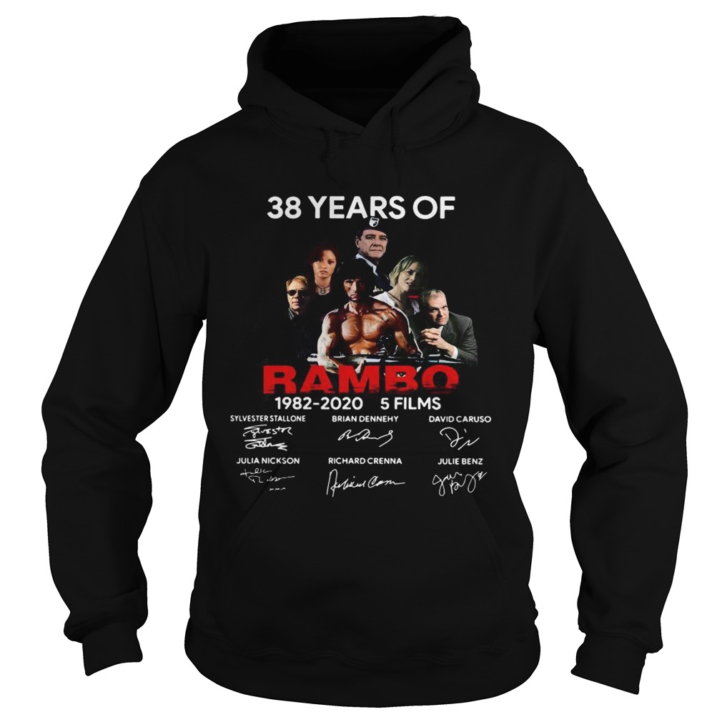 38 YearsRambo 19822020 5 Films Signature Hoodie
