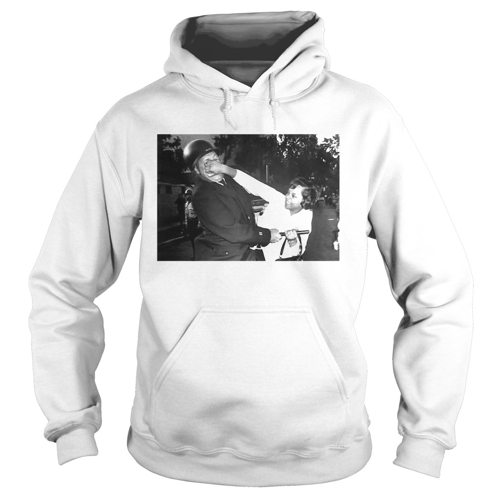 A Black Woman Claws At A Milwaukee Police Captains Face Hoodie