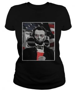 Abraham Lincoln Cassette Cup Glasses American Flag Independence Day  Classic Ladies