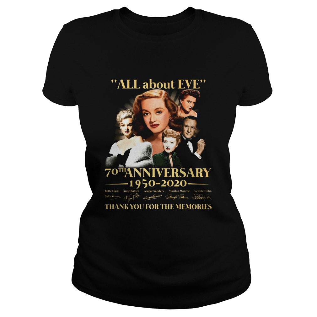All About Eve 70th Anniversary 1950 2020 Thank You For The Memories Signature Classic Ladies