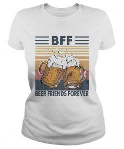 BFF beer friends forever vintage retro  Classic Ladies