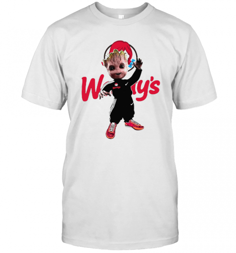 Baby Groot Wendy'S Logo T-Shirt