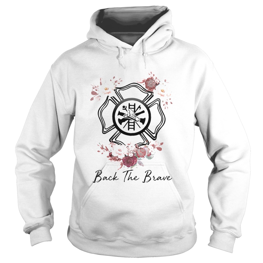 Back The Brave Flower Hat Hoodie