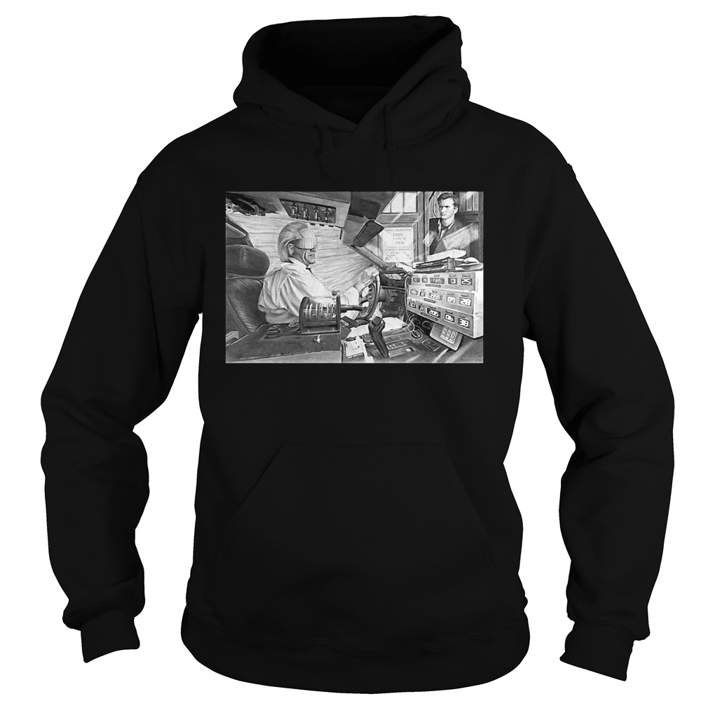 Back to the future movie get in loser Hoodie