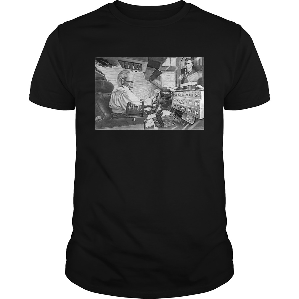 Back to the future movie get in loser shirt