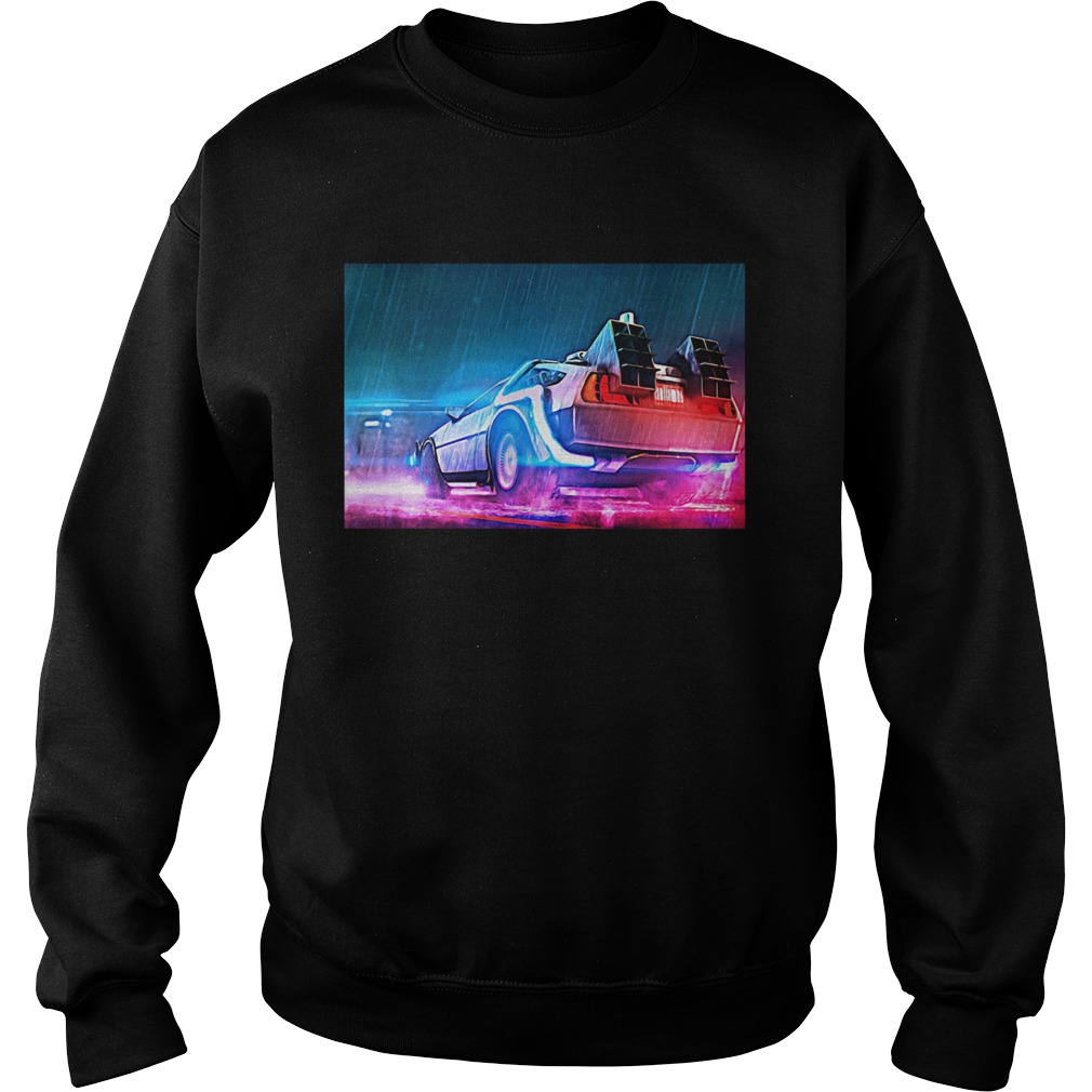 Back to the future movie light Sweatshirt