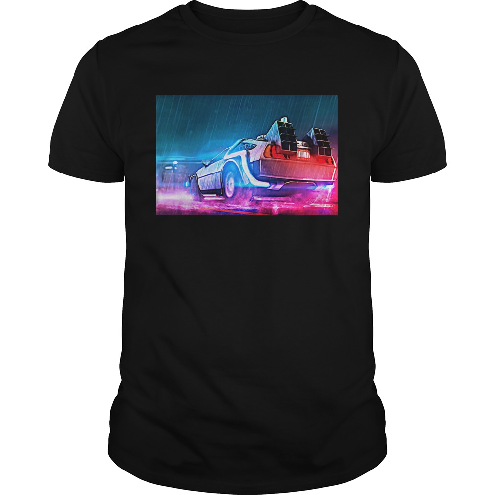 Back to the future movie light shirt