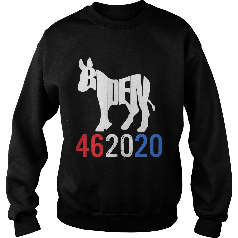 Biden 46 20 20 red white blue Sweatshirt
