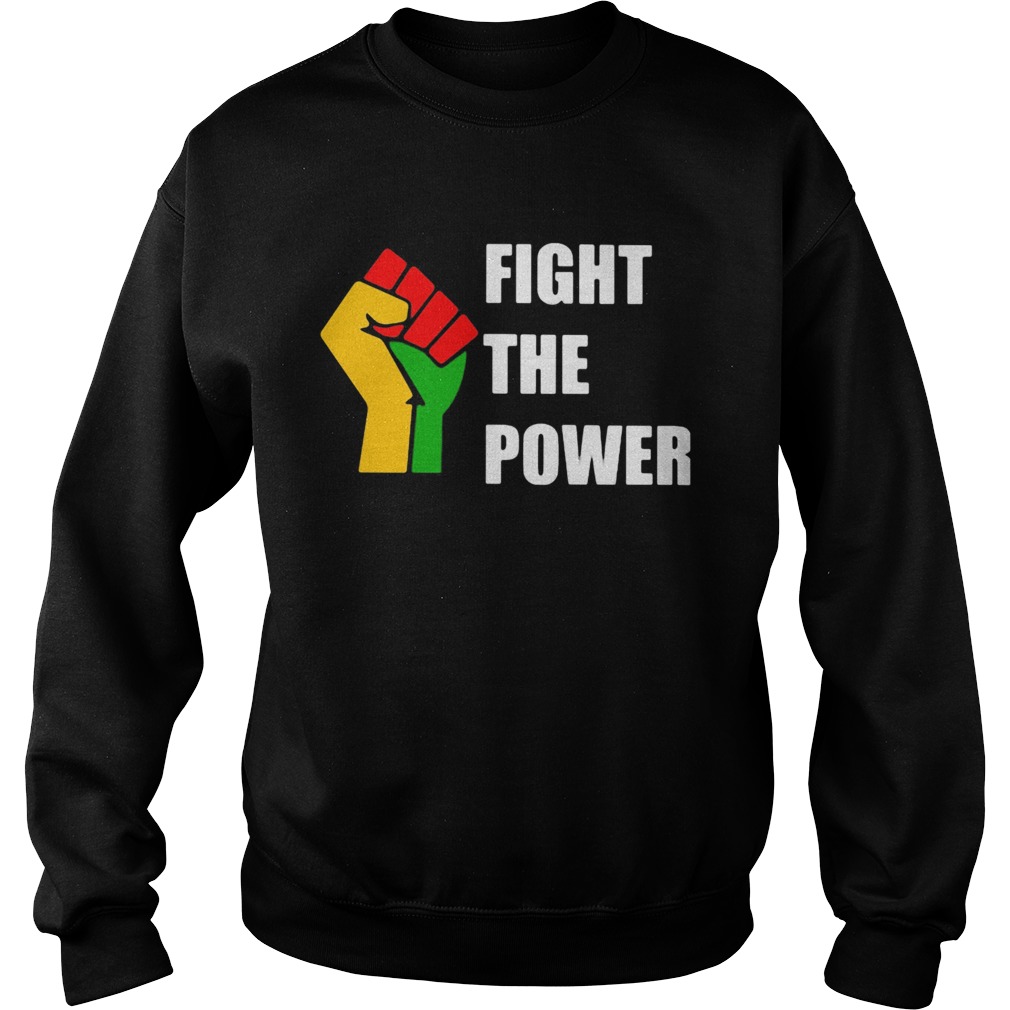 Black Lives Matter Fight The Power Hand LGBT Sweatshirt
