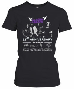 Black Sabbath 52Nd Anniversary 1968 2020 Thank You For The Memories Signatures T-Shirt Classic Women's T-shirt