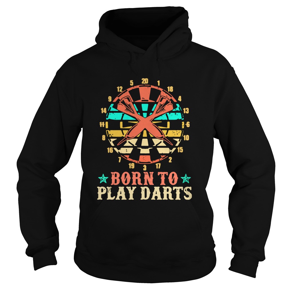Born To Play Darts Stars Hoodie