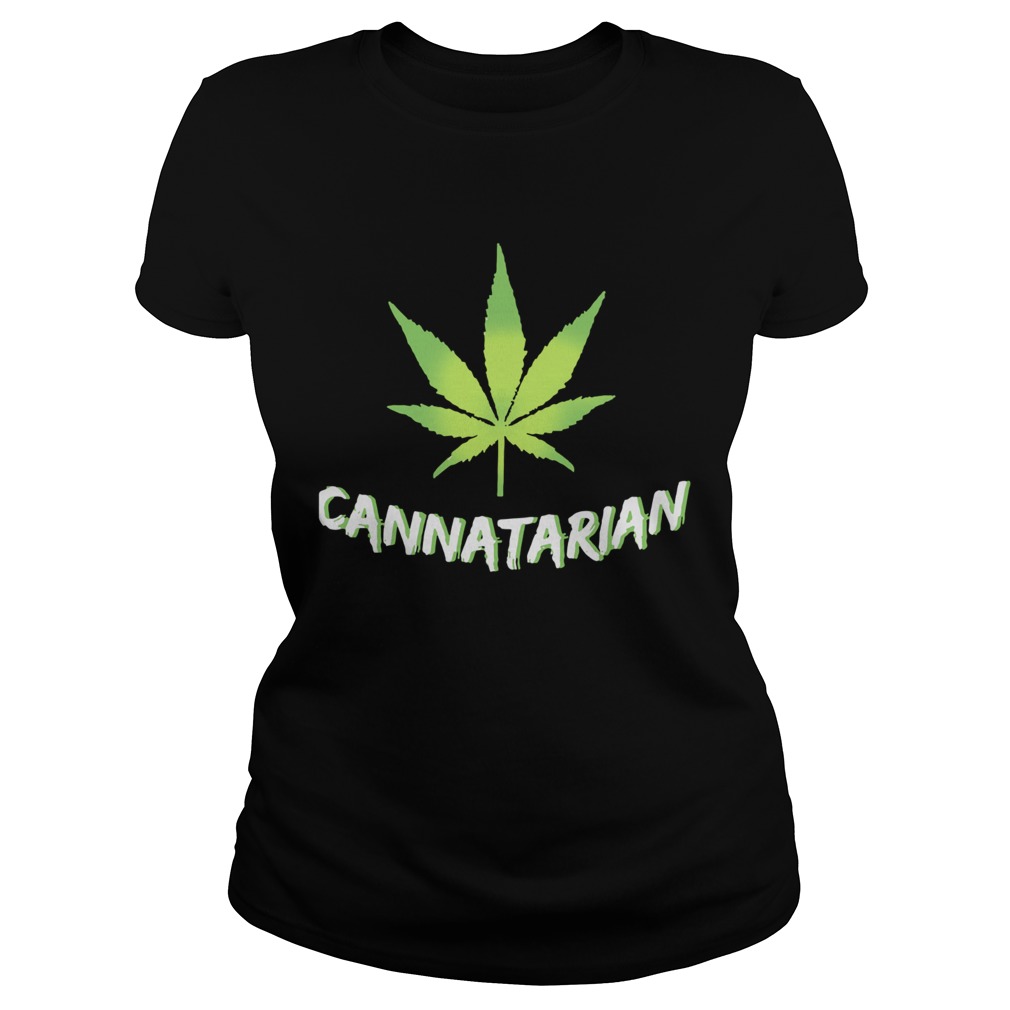 Cannatarian Weed Leaf green Classic Ladies